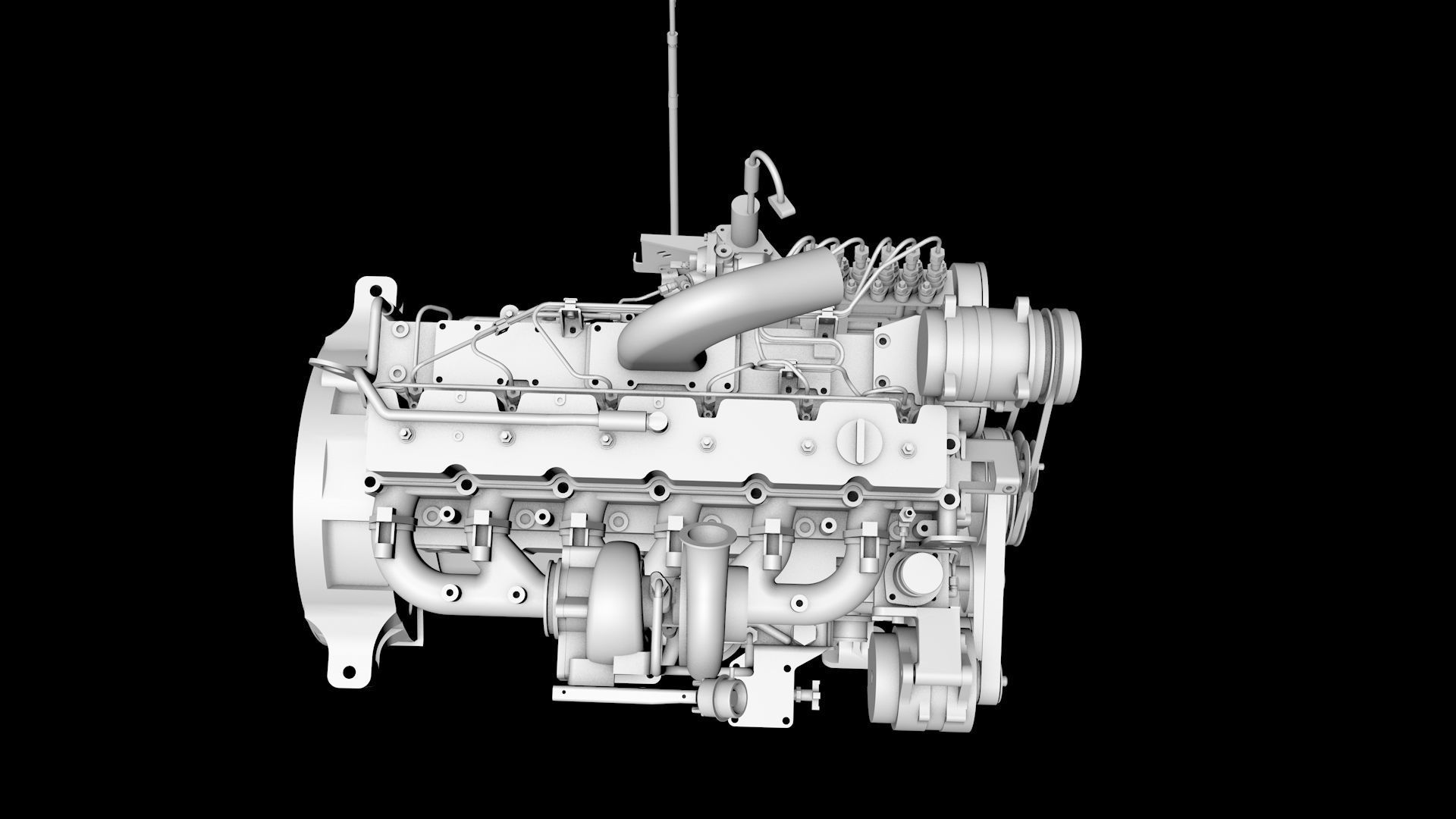 Diesel engines 3D model_4