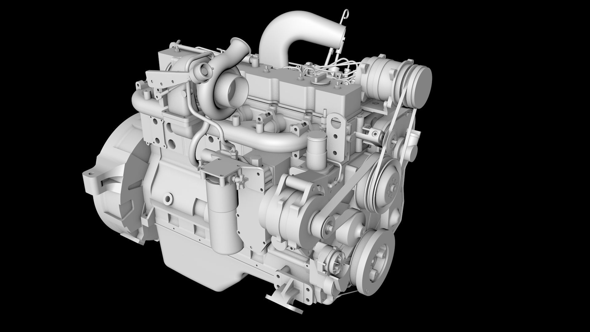 Diesel engines 3D model_11