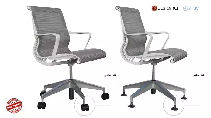 Setu Office Chair 3D model