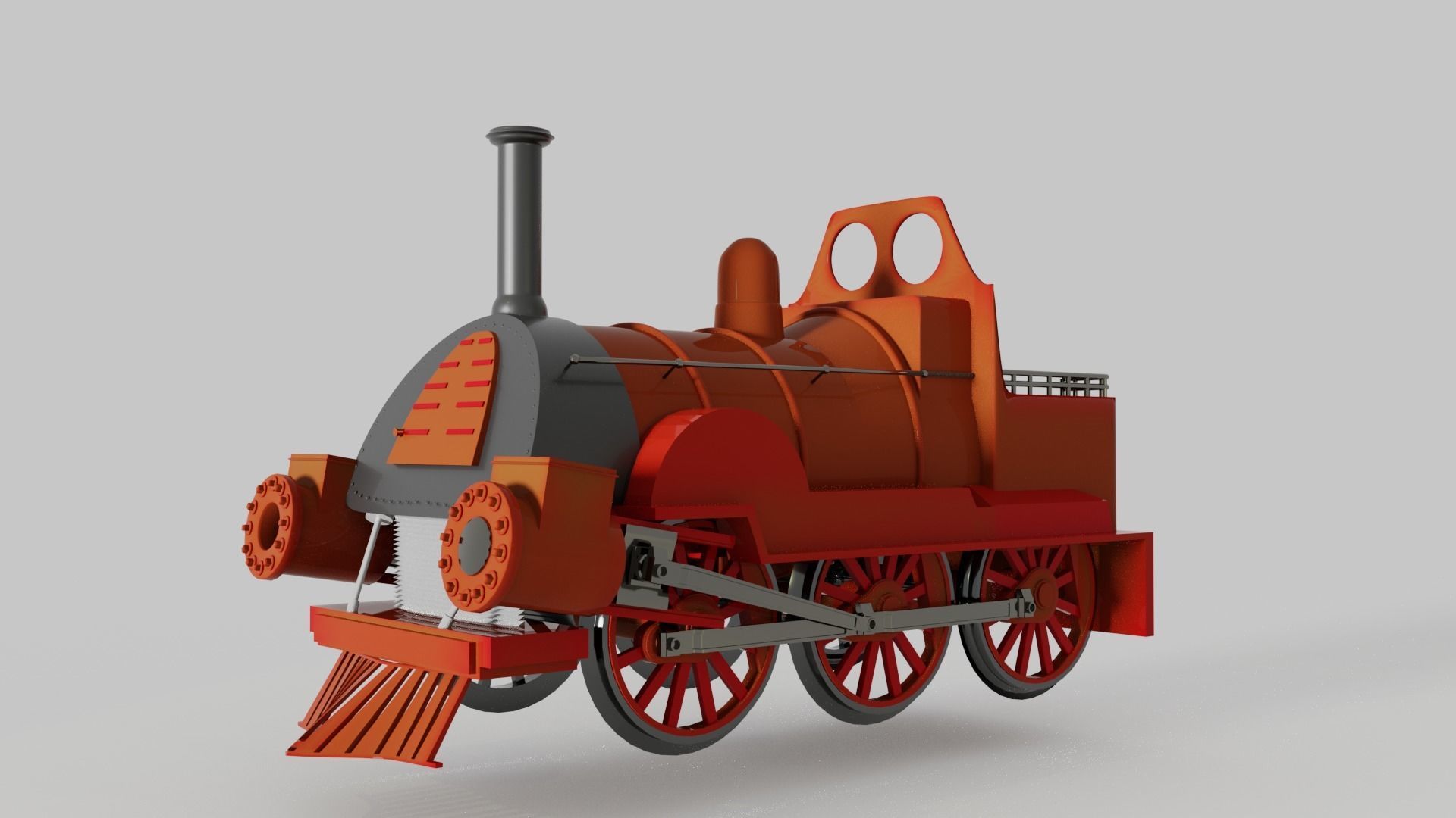 Little Locomotive 3D model_1
