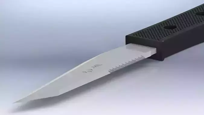 Tact V knife with handle
