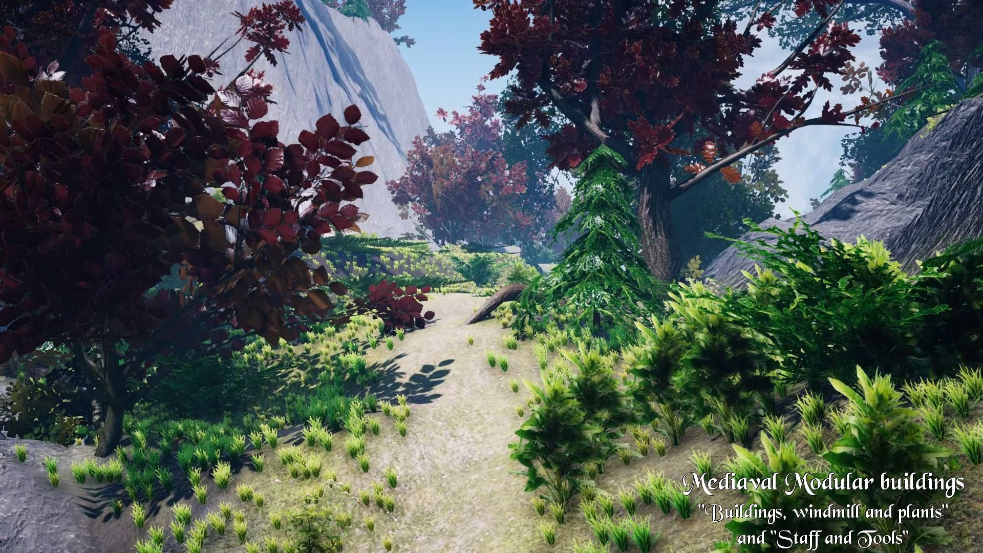 Medieval Modular City - Home Stuff Low-poly 3D model_14