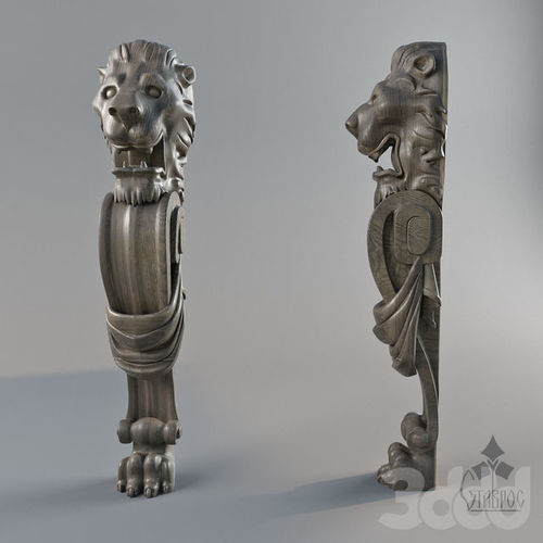LION ballustrade 3D model