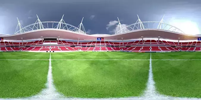 360 HDRI of Saint Petersburg Stadium - Zenit Arena 3D model