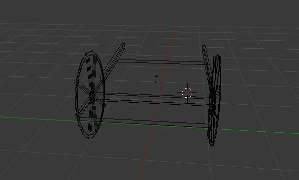 Cow Cart 3d  Model Low Poly Low-poly 3D model_9