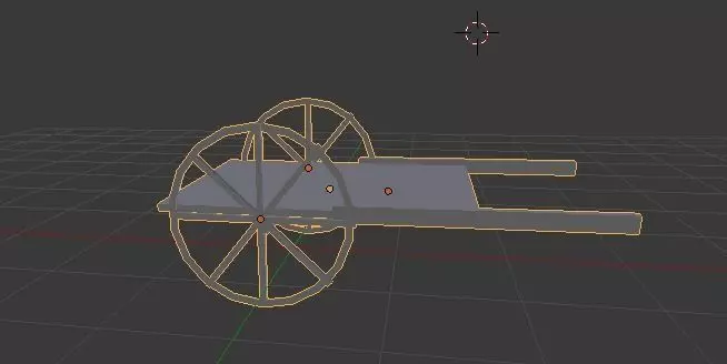 Cow Cart 3d  Model Low Poly Low-poly 3D model_0