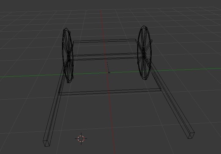 Cow Cart 3d  Model Low Poly Low-poly 3D model_10