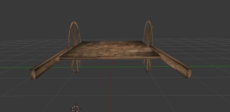 Cow Cart 3d  Model Low Poly Low-poly 3D model_13