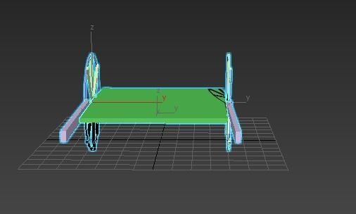 Cow Cart 3d  Model Low Poly Low-poly 3D model_5