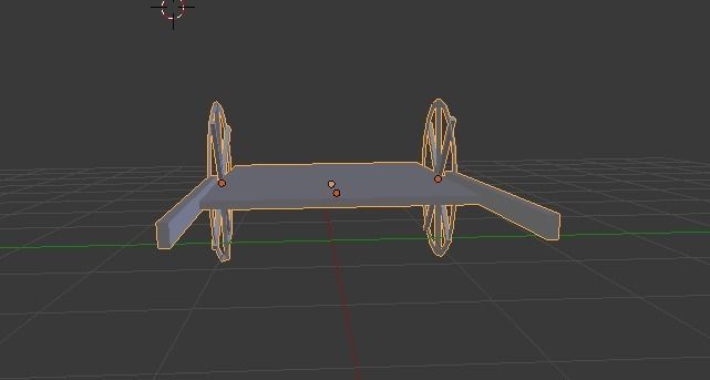 Cow Cart 3d  Model Low Poly Low-poly 3D model_3