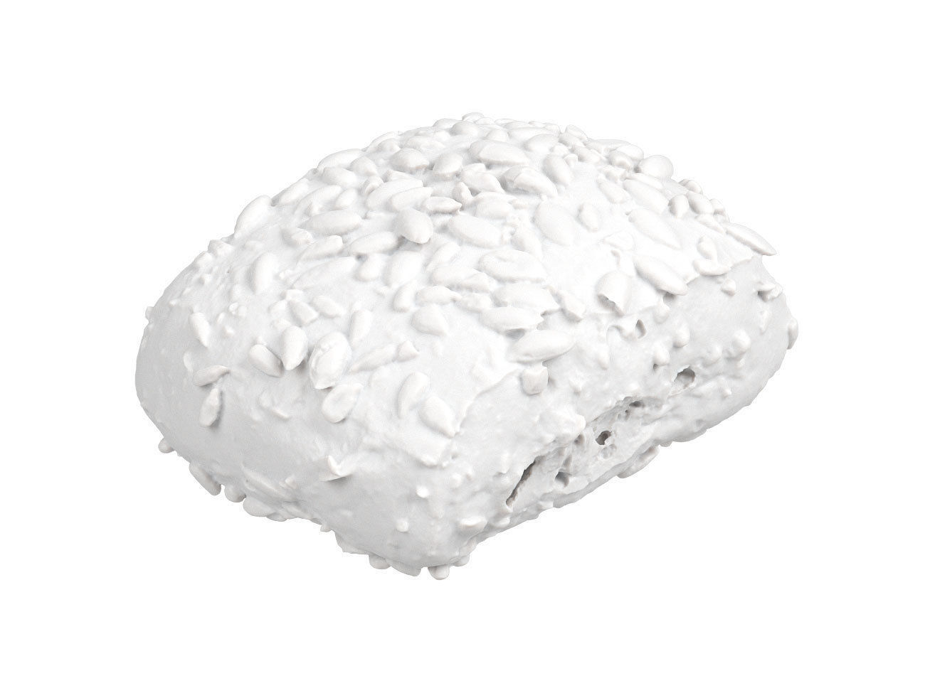 Photorealistic Pumpkin Seed Bread Roll 3D Scan 3D model_8