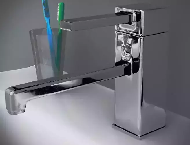 Faucet Water tap with imperfections 