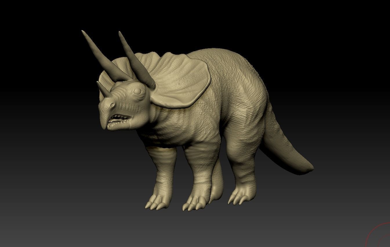 triceratops 3D model_3