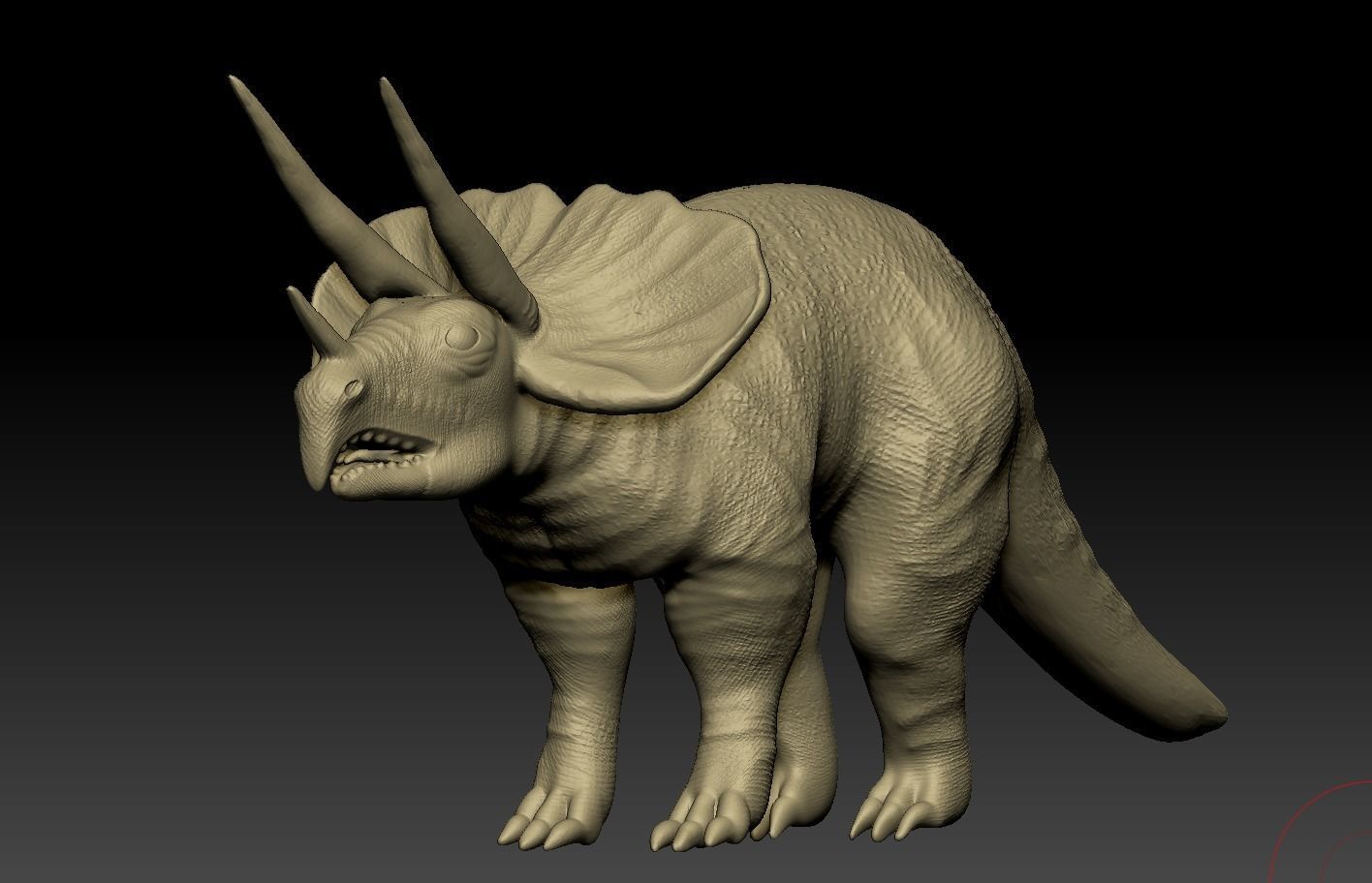triceratops 3D model_1