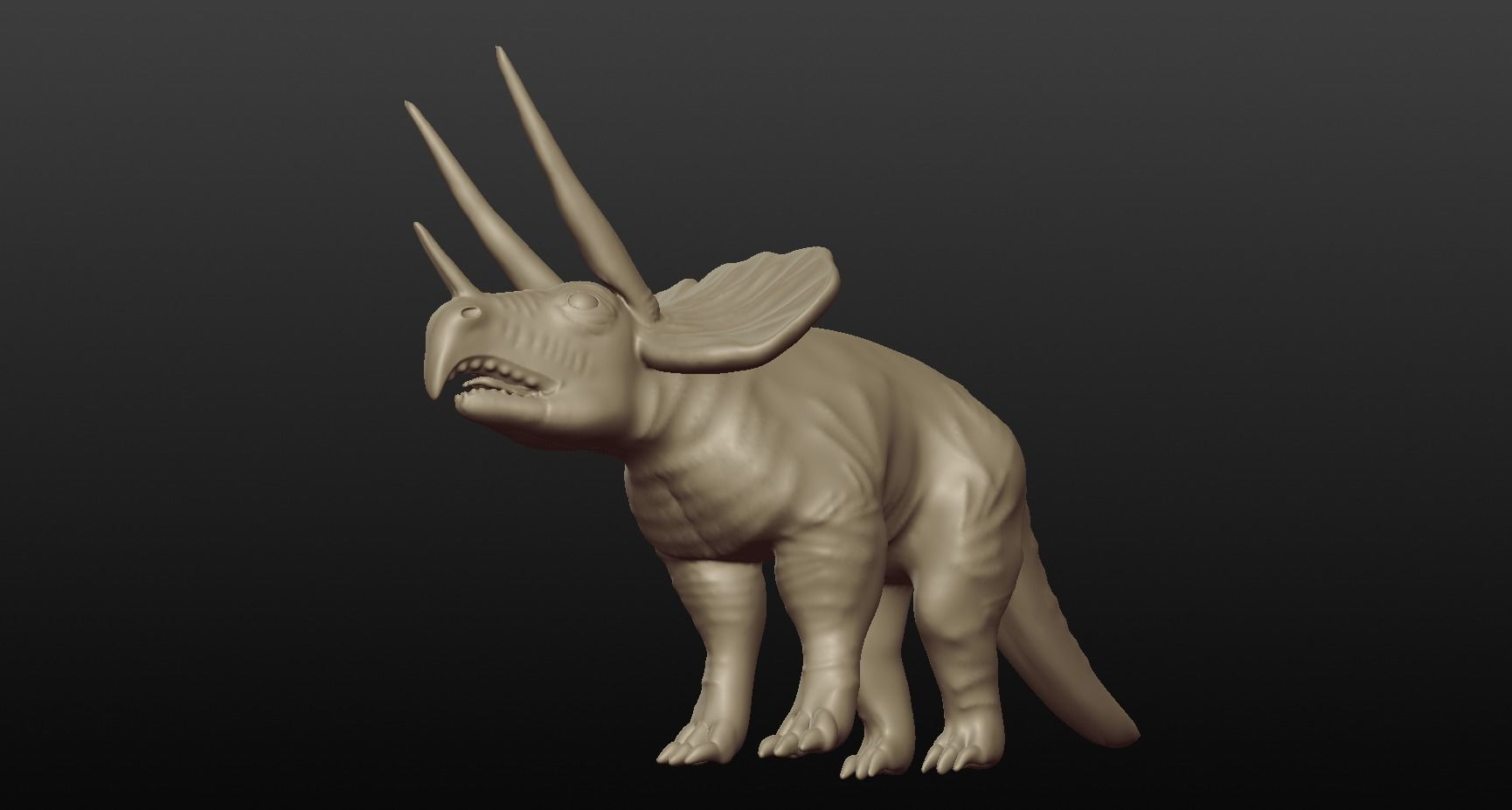 triceratops 3D model_5