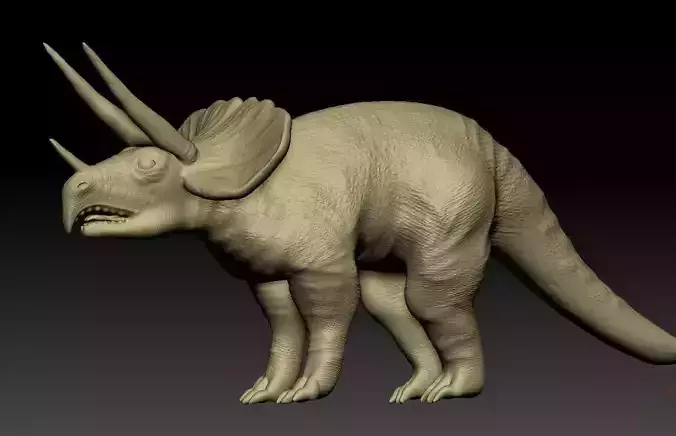 triceratops 3D model