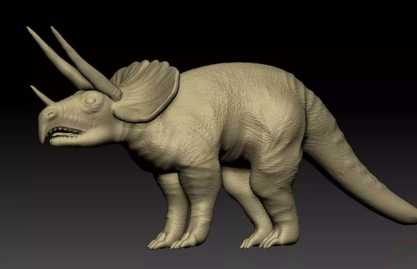 triceratops 3D model_0