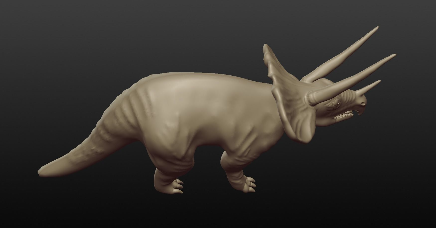 triceratops 3D model_8