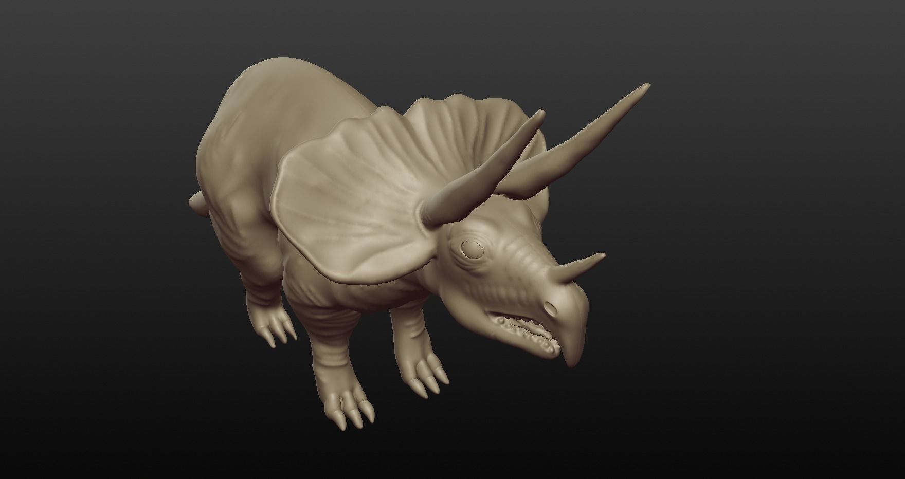 triceratops 3D model_7