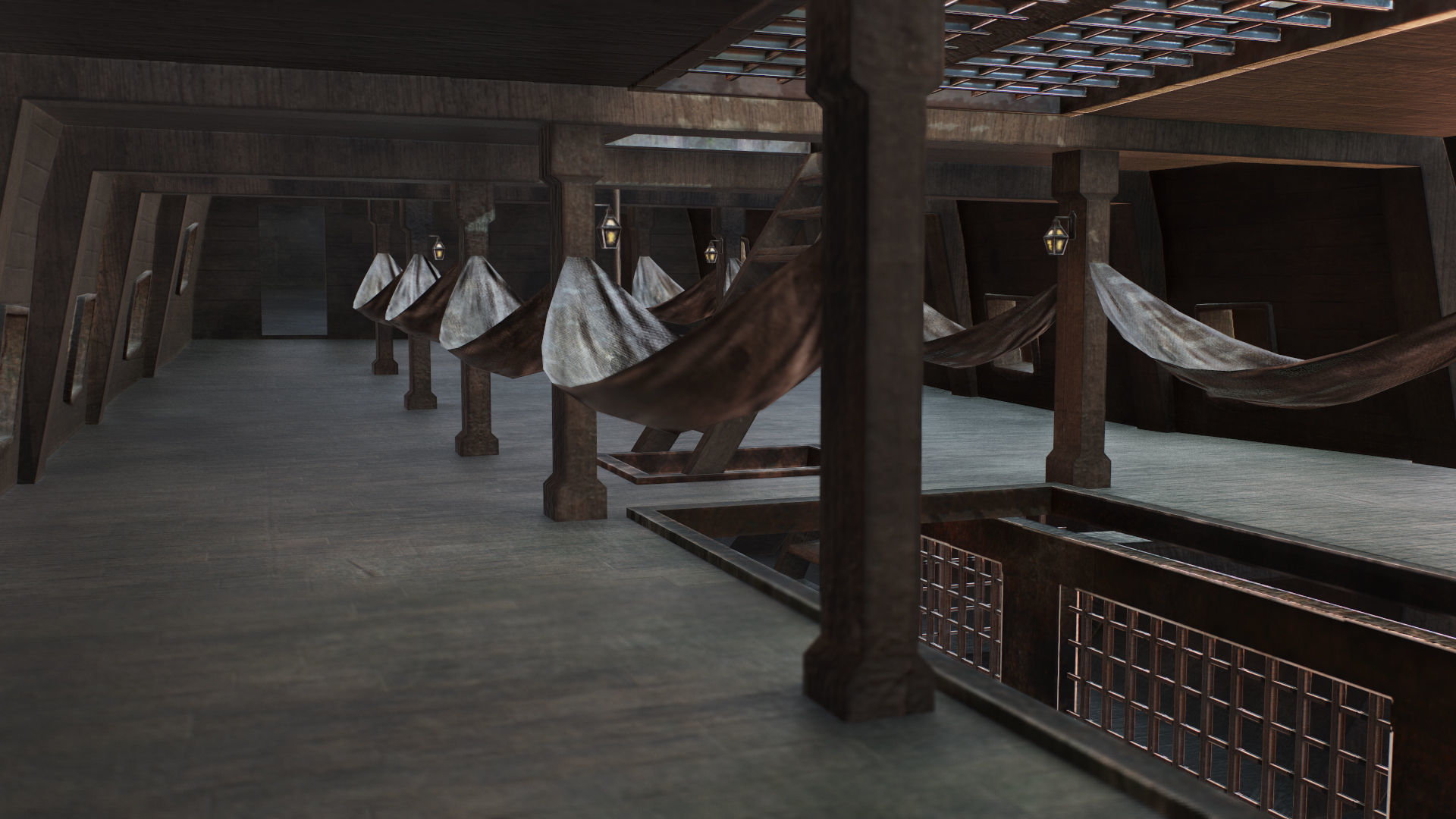 Sailboat Galleon - GameReady Low-poly 3D model_17