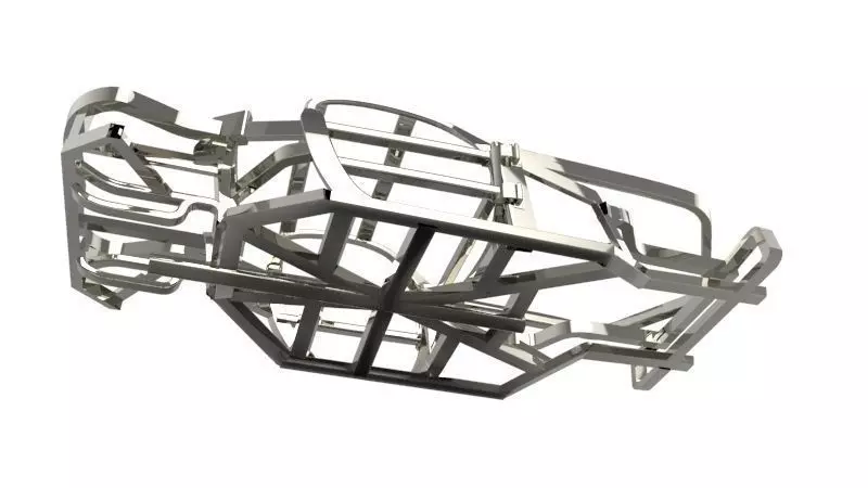 Shield DR3 Titanium Frame Free 3D model