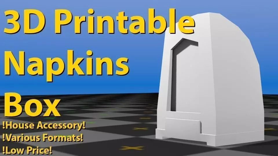 Napkin Box - 3D Printable 3D print model