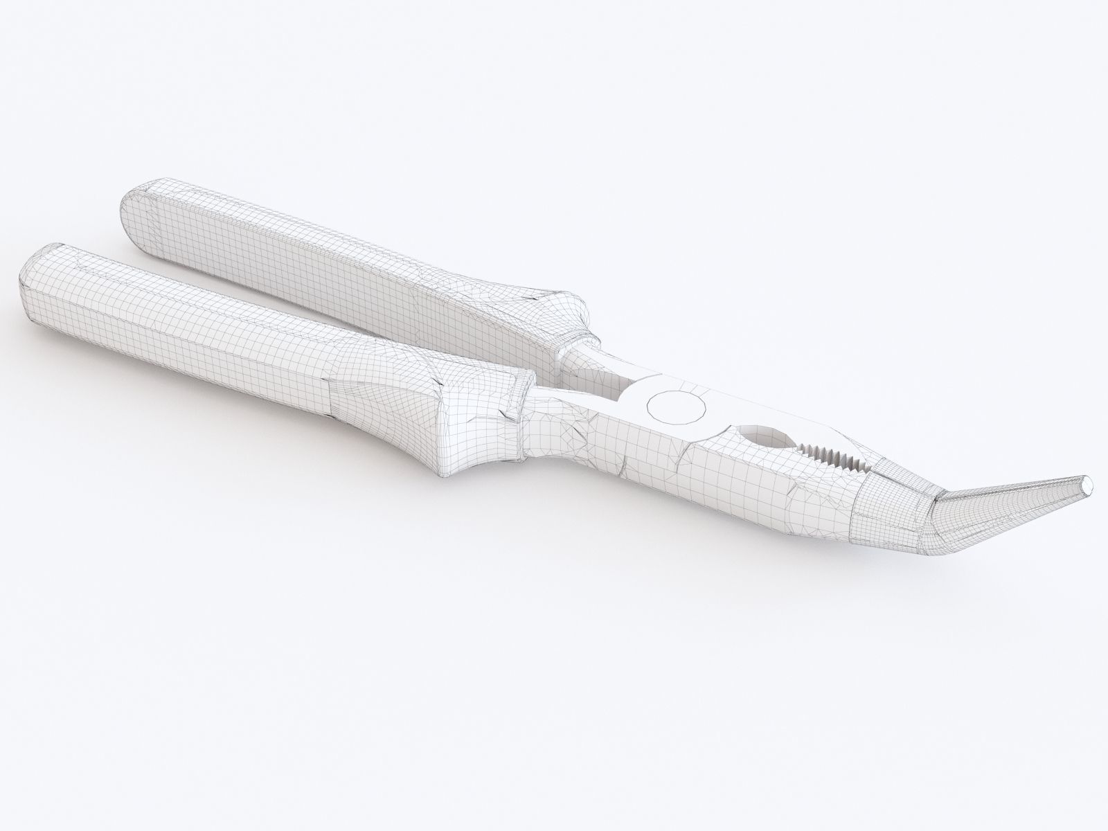 Long Nose Plier 01 3D model_1
