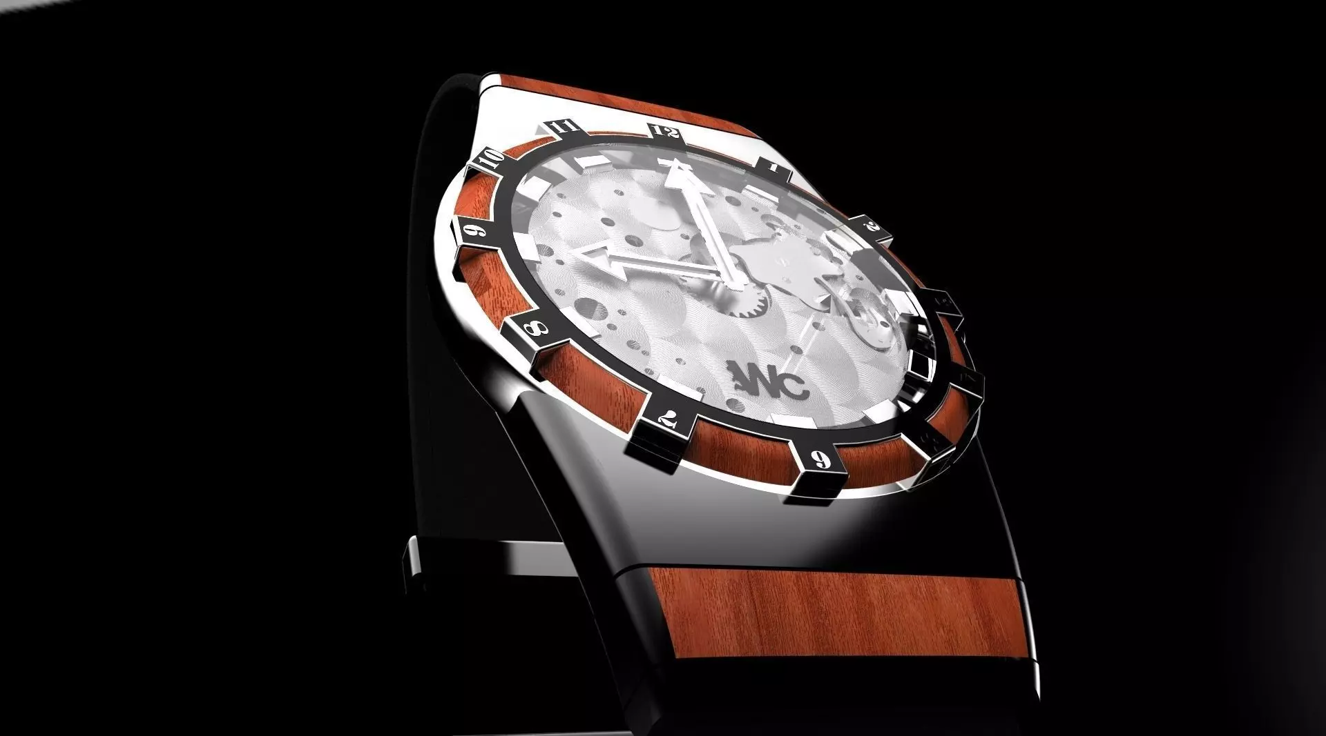 Wood Watch Free 3D model