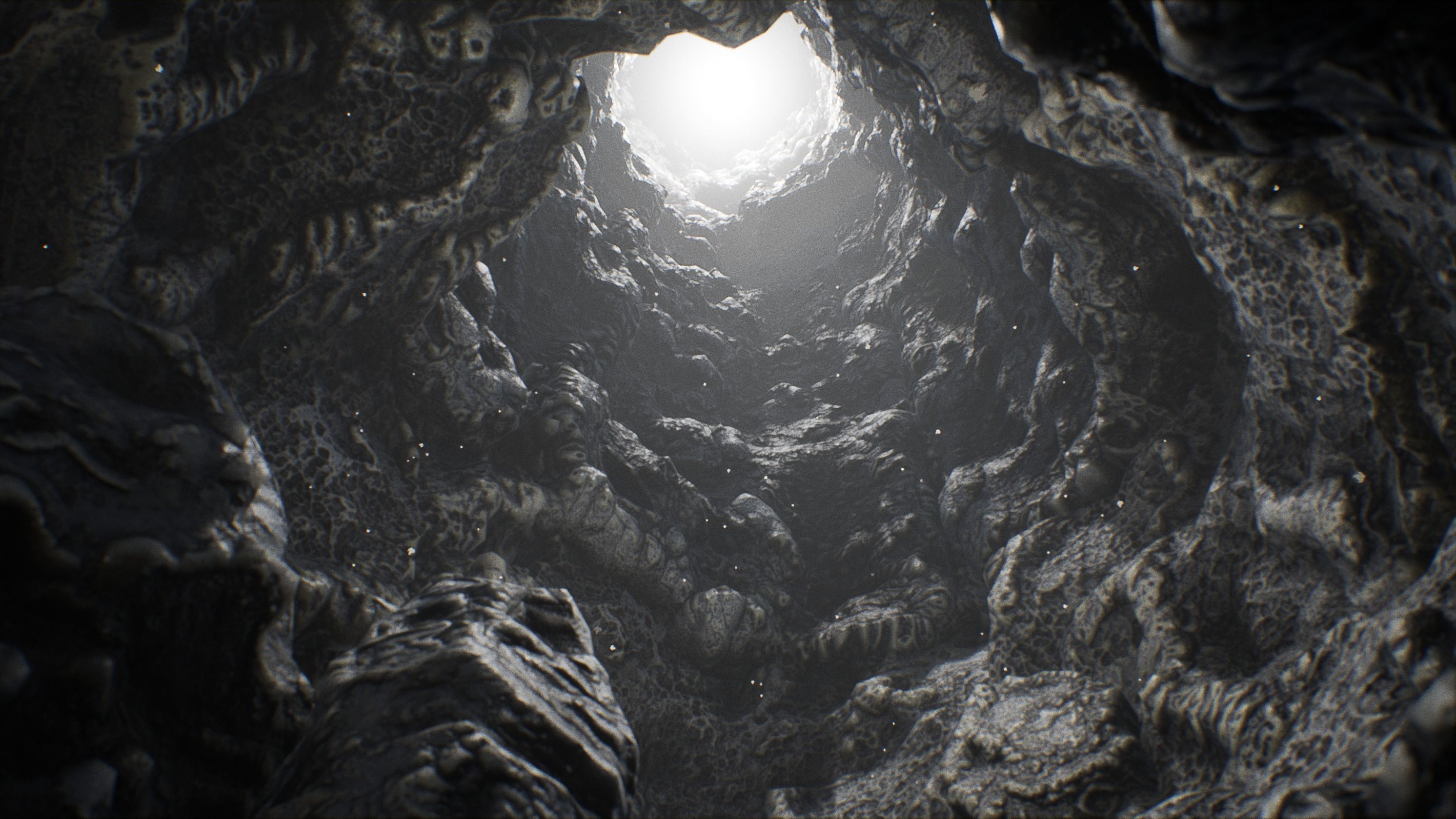 Ancient Cavern Set I - Cave Rocks Asset Pack Unreal Engine Low-poly 3D model_14