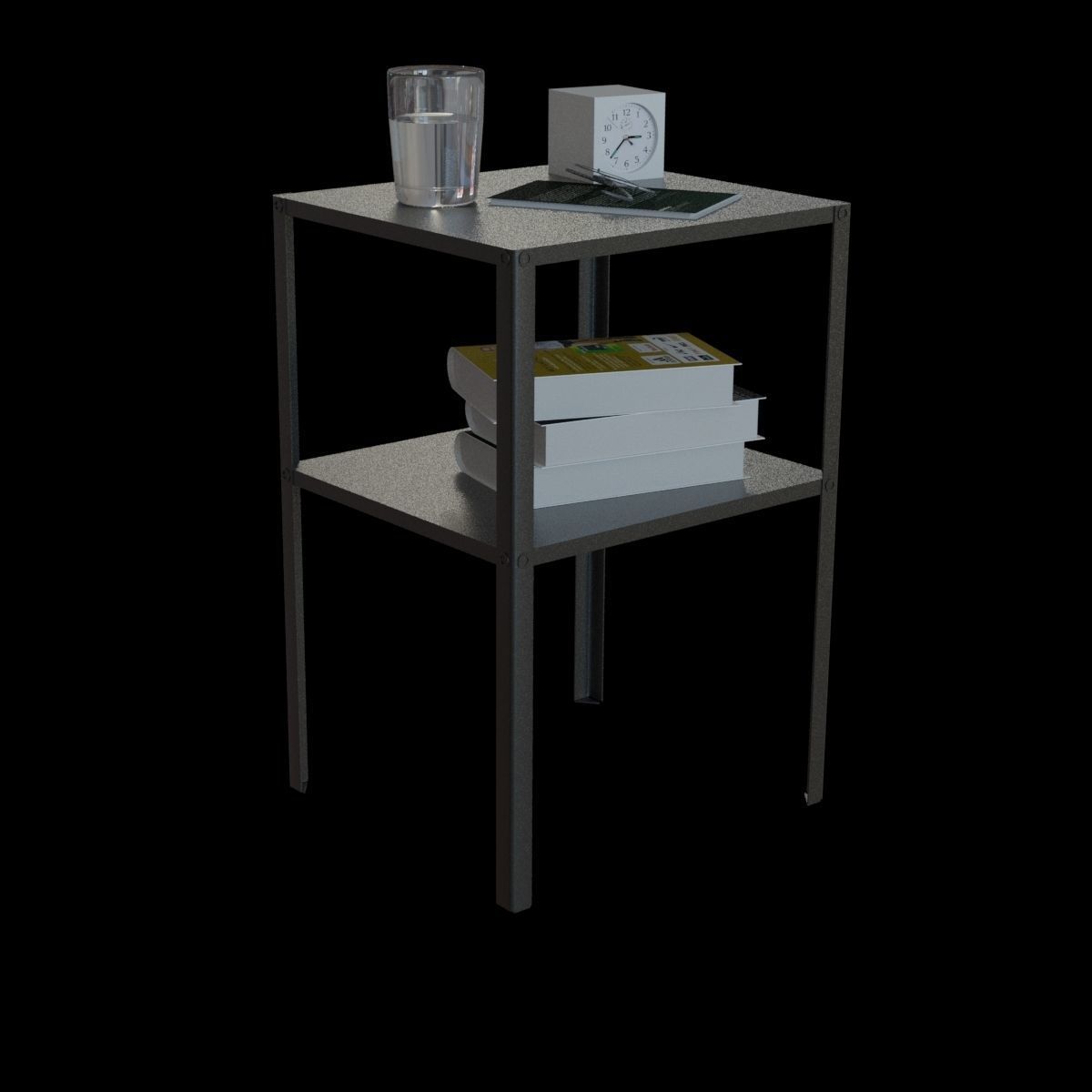 knarrevik bedside table 3D model_28