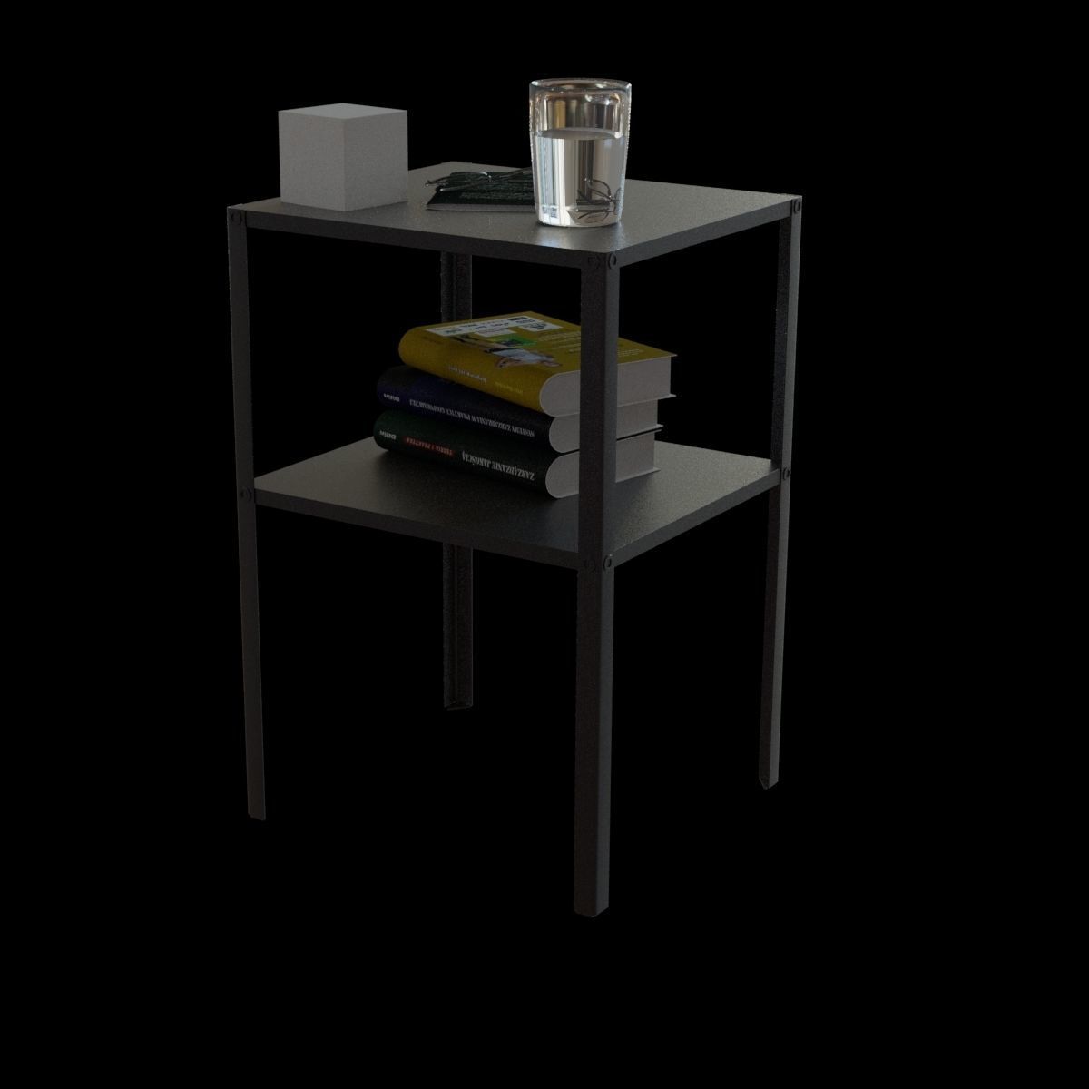 knarrevik bedside table 3D model_15