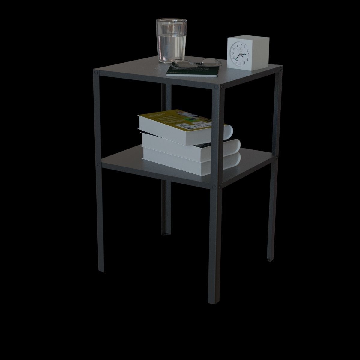 knarrevik bedside table 3D model_10