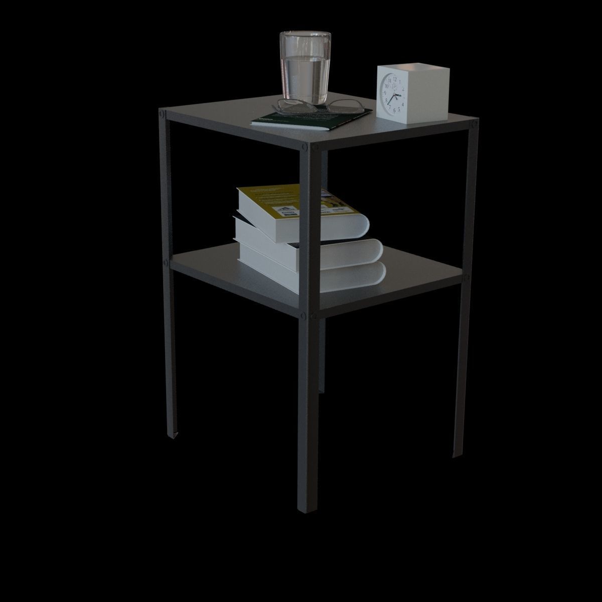 knarrevik bedside table 3D model_11