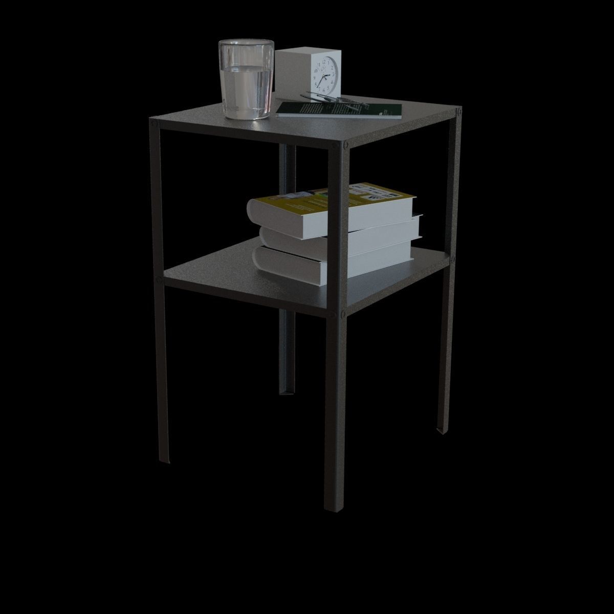 knarrevik bedside table 3D model_22