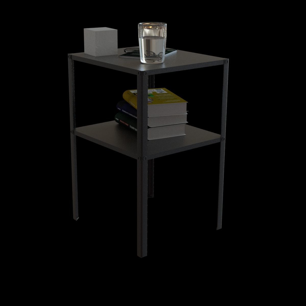 knarrevik bedside table 3D model_20