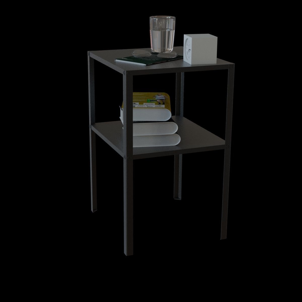 knarrevik bedside table 3D model_9