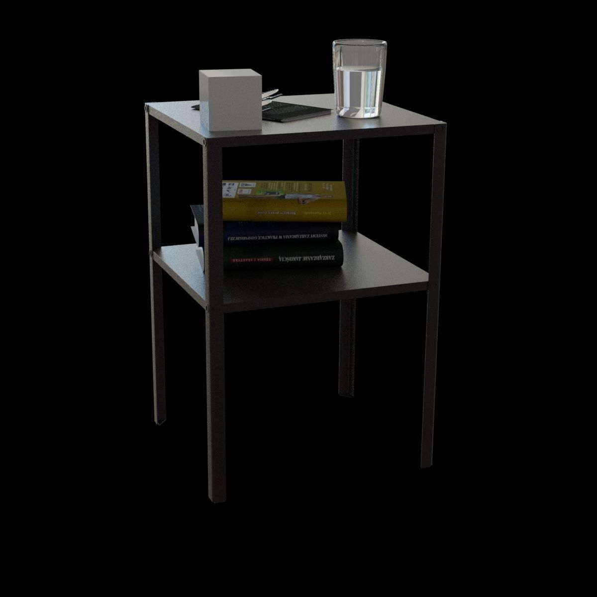 knarrevik bedside table 3D model_19