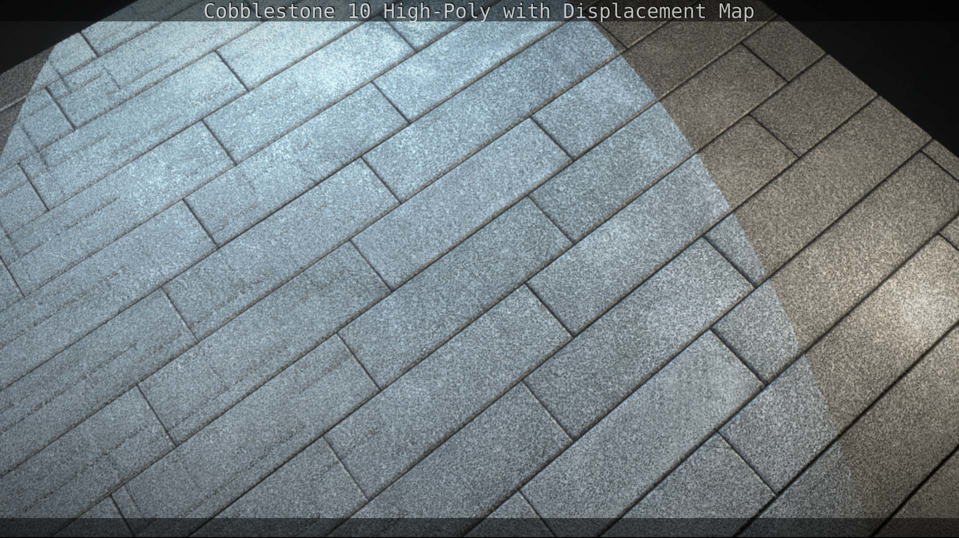 Cobblestone 10 High-Poly with Displacement Map Texture_58