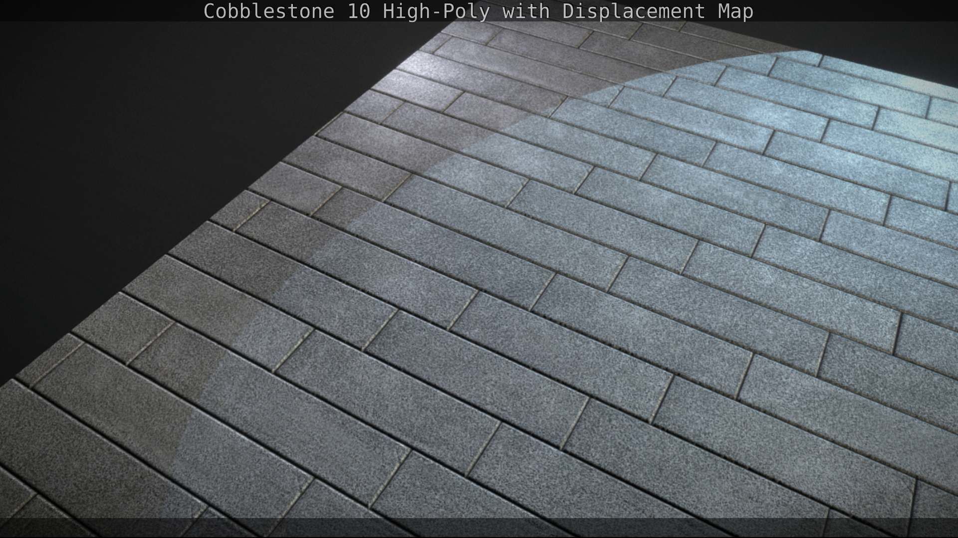 Cobblestone 10 High-Poly with Displacement Map Texture_68