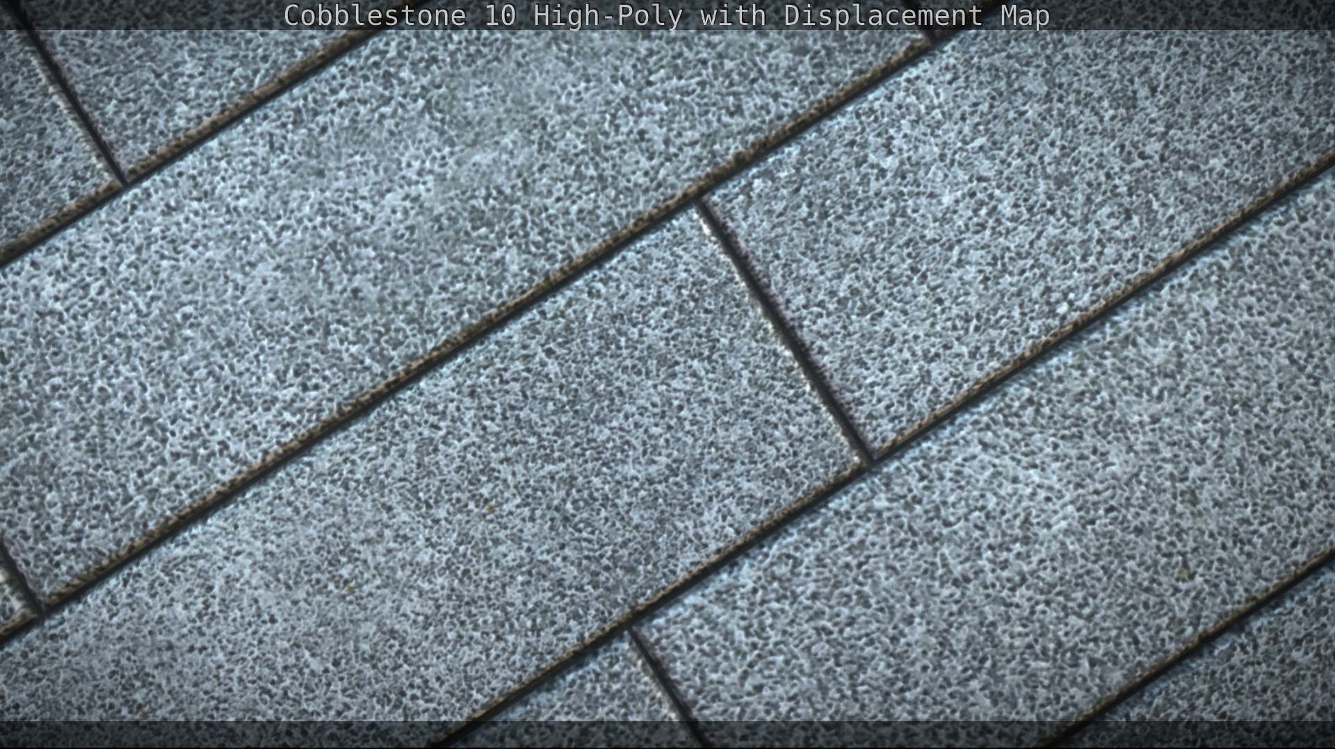 Cobblestone 10 High-Poly with Displacement Map Texture_13