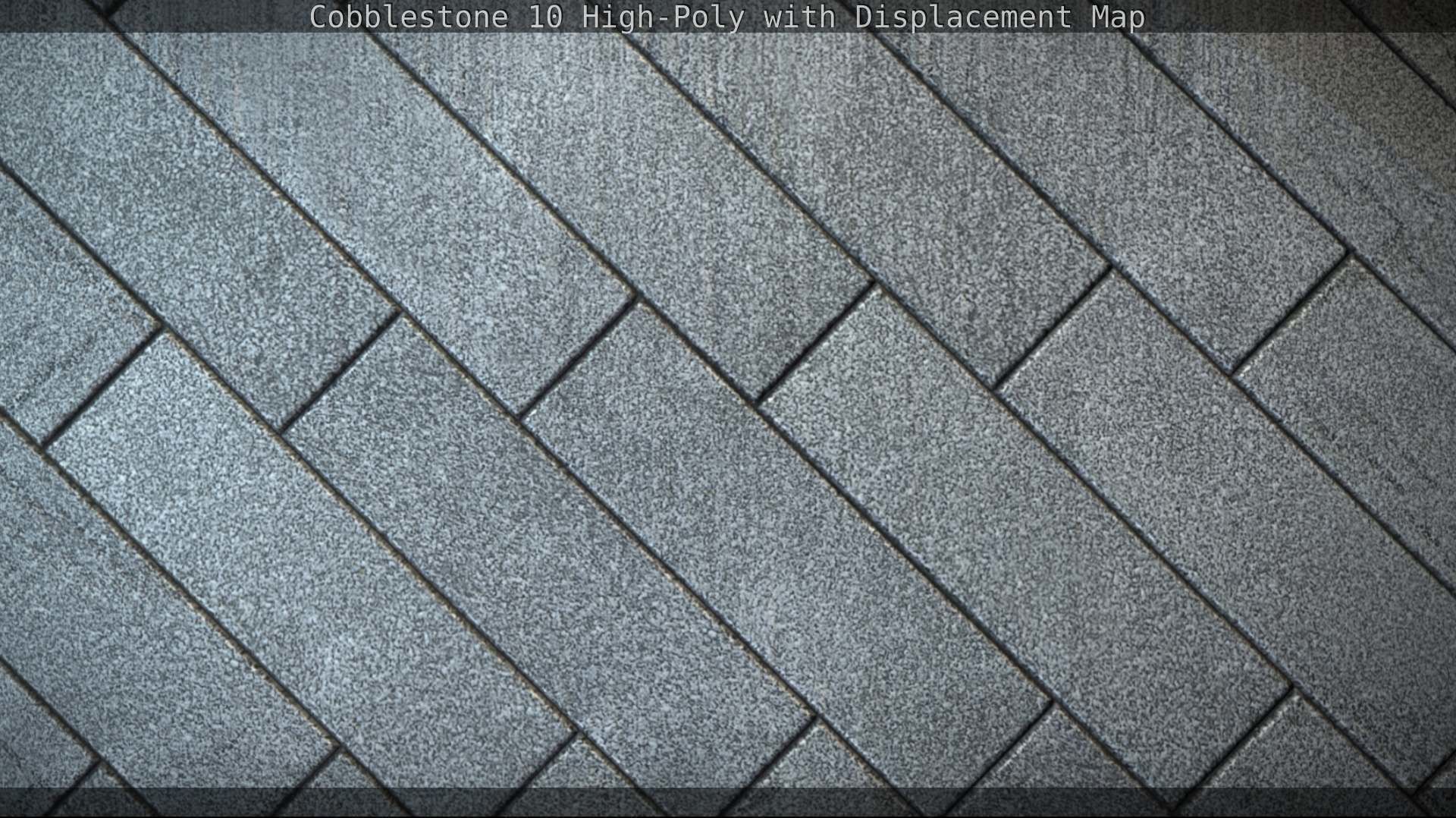 Cobblestone 10 High-Poly with Displacement Map Texture_131