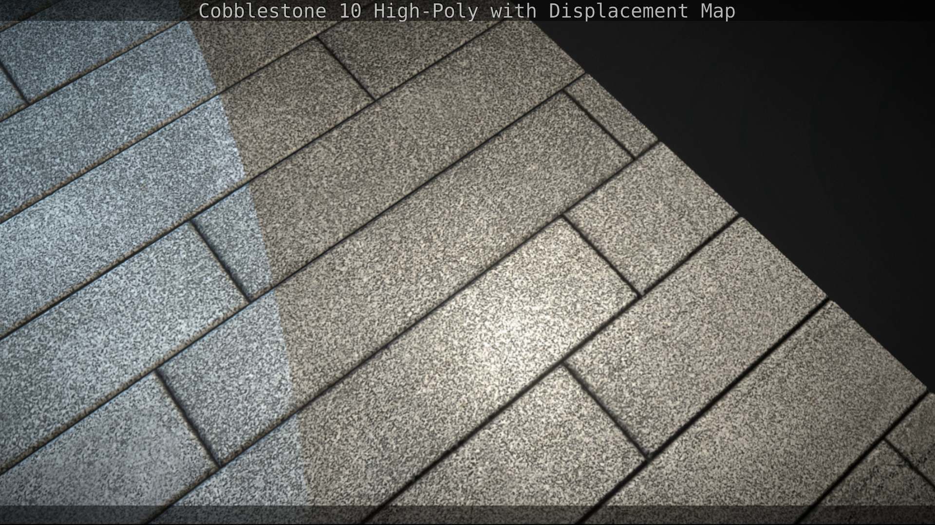 Cobblestone 10 High-Poly with Displacement Map Texture_55