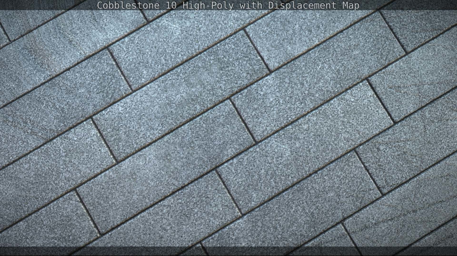 Cobblestone 10 High-Poly with Displacement Map Texture_15