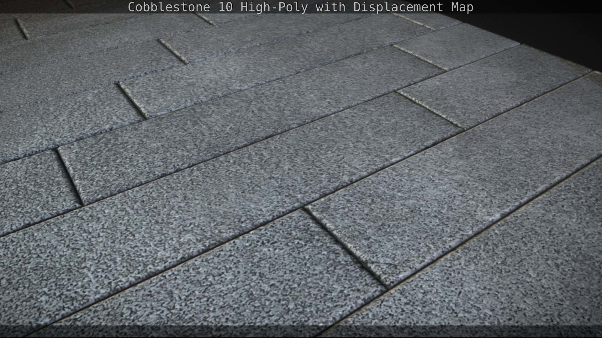 Cobblestone 10 High-Poly with Displacement Map Texture_122