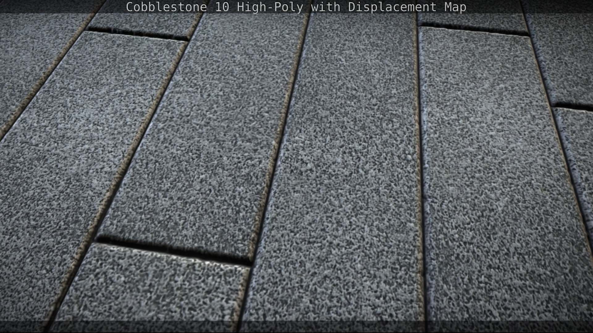Cobblestone 10 High-Poly with Displacement Map Texture_108