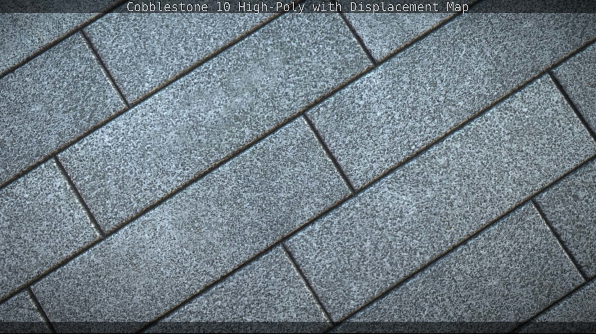Cobblestone 10 High-Poly with Displacement Map Texture_12