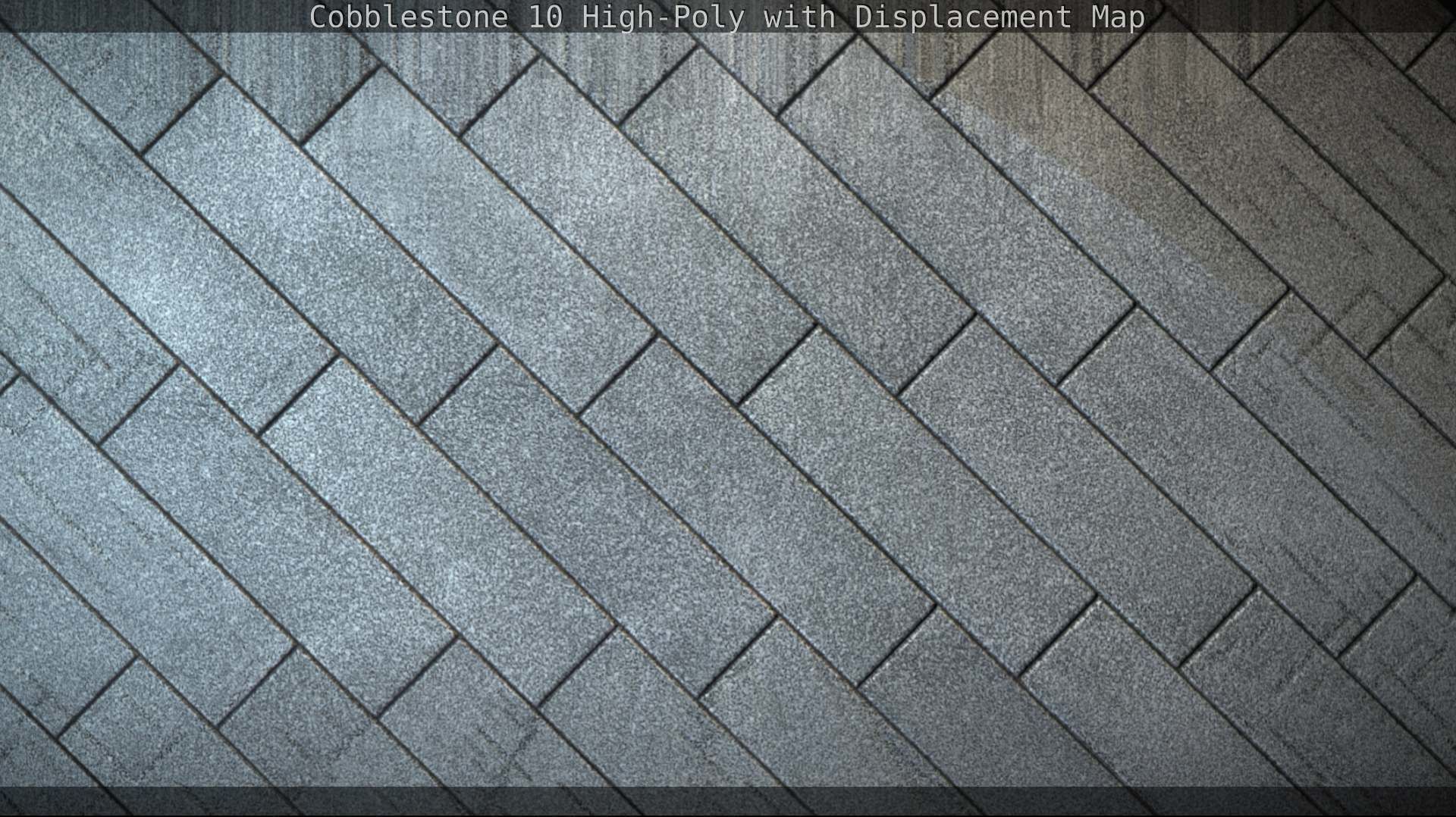 Cobblestone 10 High-Poly with Displacement Map Texture_130