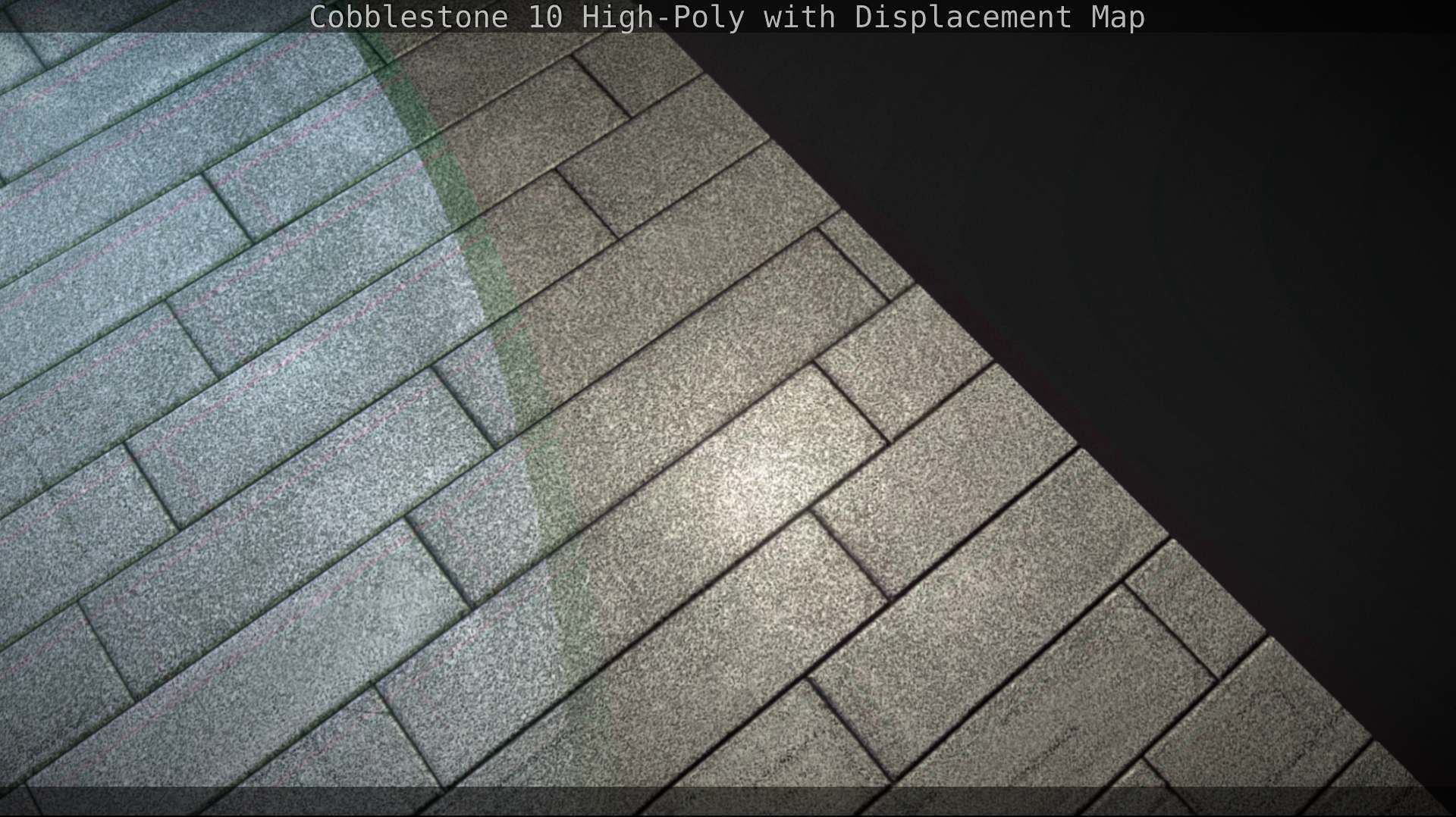 Cobblestone 10 High-Poly with Displacement Map Texture_57