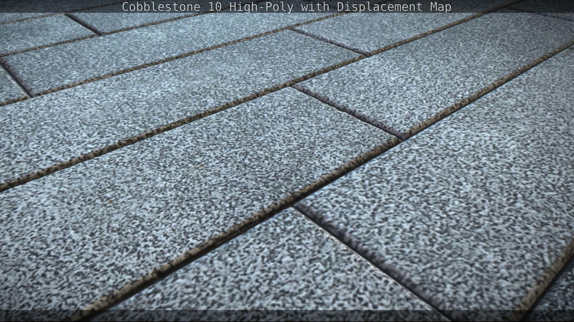 Cobblestone 10 High-Poly with Displacement Map Texture_23