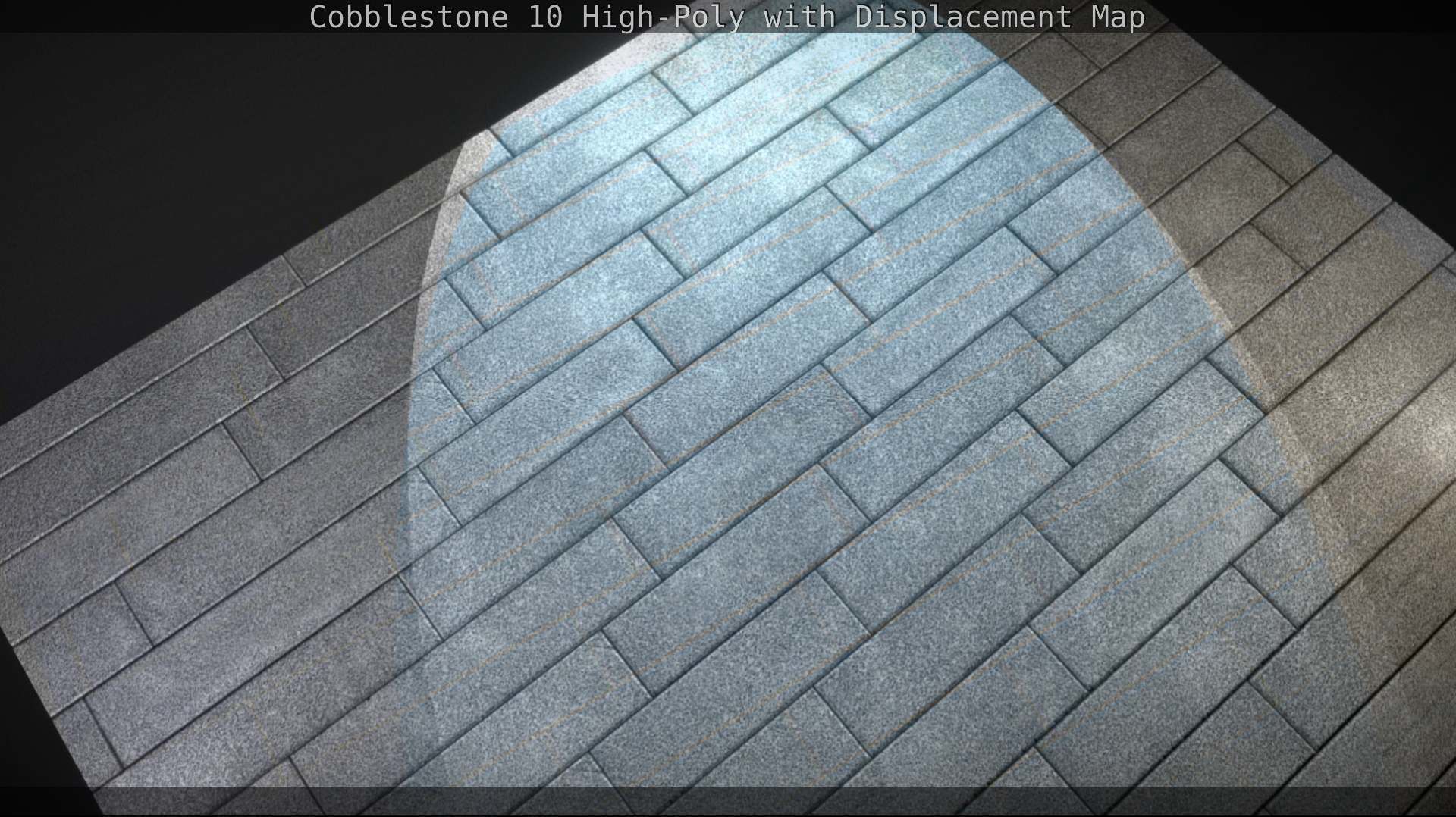 Cobblestone 10 High-Poly with Displacement Map Texture_62
